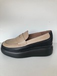 WONDERS A2620 Mocassin taupe/noir