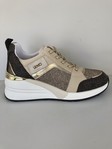 LIU JO Sneakers ALYSSA01 beige paillette/marron