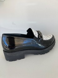 ROSEWOOD Mocassin MELISSA verni noir