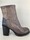 FELMINI D291 Bottines cuir gris/taupe