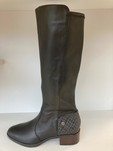 INEA Bottes JAFAR en cuir noir