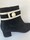 PLUMERS 5241 Bottines en nubuck noir