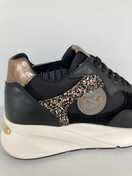 NERO GIARDINI I205240D Sneakers noir mordor/strass