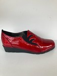 PEDI GIRL Mocassin DUSAN cuir verni rouge