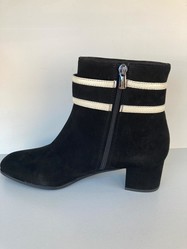 PLUMERS 5241 Bottines en nubuck noir