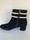 PLUMERS 5241 Bottines en nubuck noir
