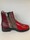 PEDIGIRL Bottines SUQUE verni rouge