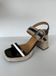 CASTA EDEN Sandales vernis noir