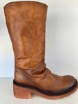 FELMINI D252 Demi botte en cuir camel